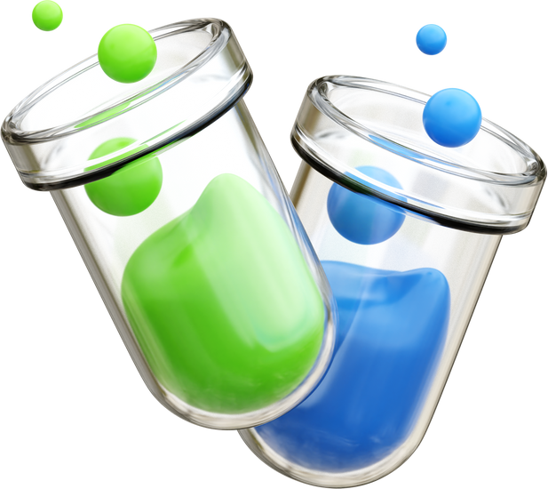 Test Tube 3D Icon